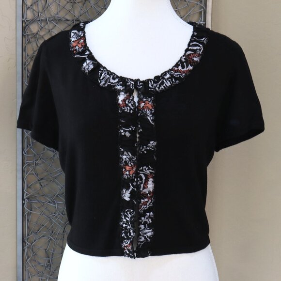 WHBM Short Sleeve Bolero Sweater - Picture 1 of 5
